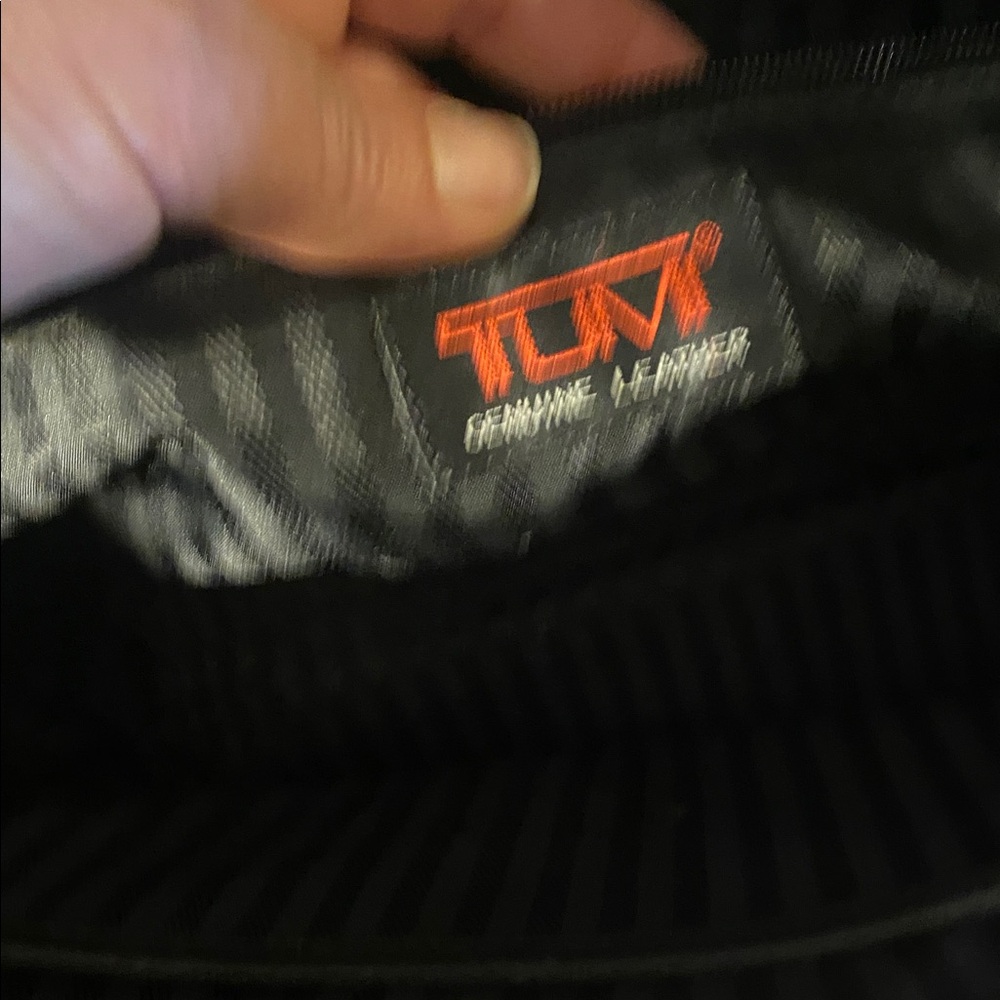 🖤🖤Tumi 9602D3 Genuine Black Leather 15" Slim Briefcase Laptop Bag🖤🖤😎 - Picture 11 of 13